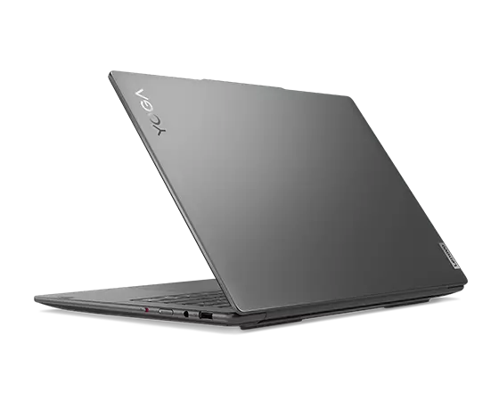 Rear view of Yoga Pro 7i Gen laptop facing left