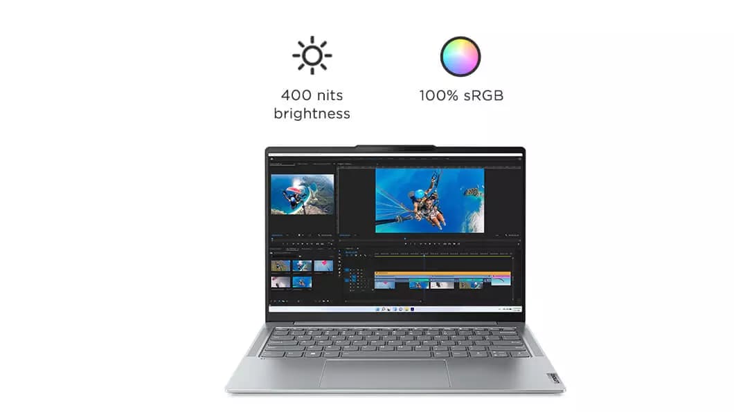Lenovo Yoga Slim 6 Intel Evo Core i5 13500H 14(35.5cm) WUXGA OLED 400Nit  Laptop (16GB/512GB SSD/Win 11/Office 2021/Backlit KB/1Yr Warranty/Alexa/3  Month Game Pass/Storm Grey/1.35Kg), 83E00006IN : : Electronics
