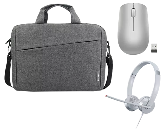 Lenovo Basic Bundle 1 - Mouse, 15.6" Toploader, Headset