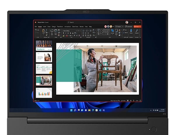 L'écran du Thinkpad E16 Gen 1 (16 AMD)