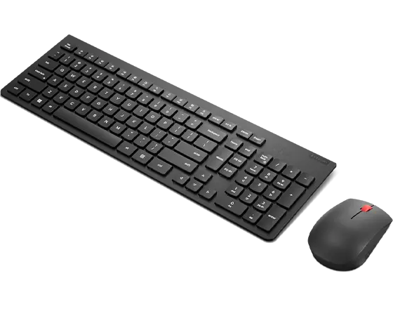 Lenovo Essential Wireless Combo Keyboard & Mouse Gen2 Black- Canadian ...