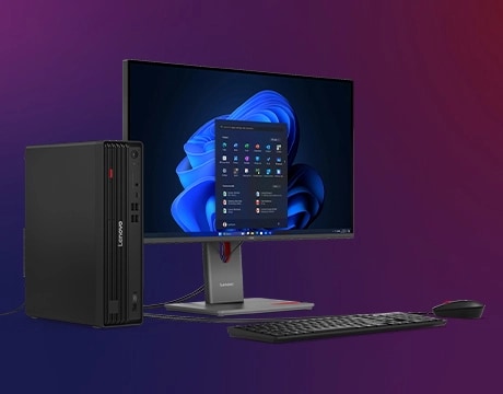 透過 Intel vPro&reg;，IT 團隊可以安全地遙管理裝置，減少 Lenovo ThinkCentre M90s Gen 6 SFF 的停機時間。