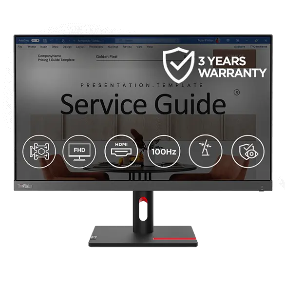 Lenovo ThinkVision S24i-30 23.8-inch FHD IPS 100Hz Monitor